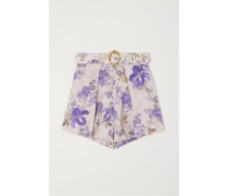 Lyrical Shorts aus Leinen