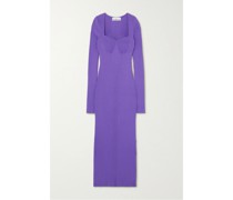 Sylia Midikleid aus Rippstrick