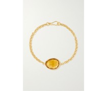 Armband aus 18 Karat Gold mit Citrin