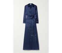 Robe aus Seidensatin