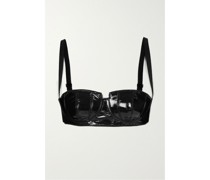 Maia Bustier aus Lackleder