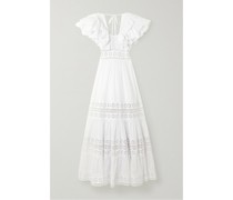 Vivida Maxikleid aus Voile aus einer Baumwollmischung