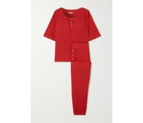 Cozy Waffle Pyjama aus einer Tencel™-modal-baumwollmischung