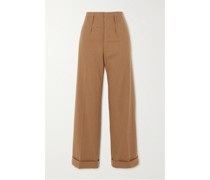 Farrah Hose mit Geradem Bein aus Webstoff