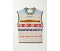 Aniene Ärmelloser Pullover aus einer Recycelten Kaschmir-wollmischung