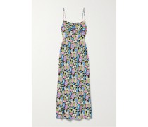 Maeve Maxikleid aus Crêpe mit Blumenprint