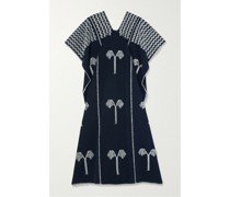 Huipil-kleid aus Baumwolle mit Stickereien