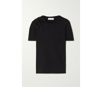 Twist T-shirt aus Baumwoll-jersey