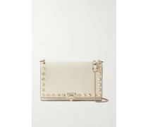 Rockstud Clutch aus Leder