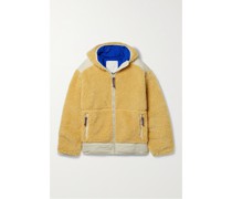 Wattierte Jacke aus Gestepptem Fleece