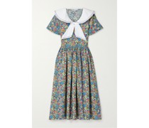 + Laura Ashley Tye Midikleid aus Baumwollpopeline