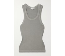 Poppy Tanktop aus Geripptem Stretch-jersey aus einer Biobaumwoll-lyocell-mischung