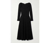 Banks Midikleid aus Geripptem Stretch-modal