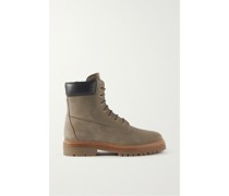Model 50 Schnürstiefel aus Nubukleder