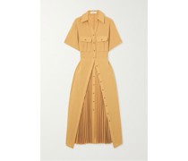 Florence Mehrlagiges Midikleid aus Crêpe