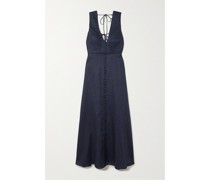 + Net Sustain Grace Maxikleid aus Leinenbatist
