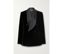 Gregory Doppelreihiger Blazer aus Samt