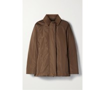 Wattierte Jacke aus Shell mit Cordbesatz
