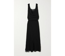Maxikleid aus Seiden-georgette