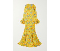 Allonia Robe aus einer Seidenmischung