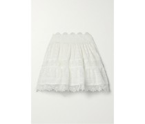Ines Minirock aus Voile aus einer Baumwollmischung
