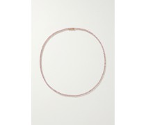 Kette mit Saphiren Und Details aus 14 Karat