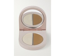 Satin & Shimmer Duet Eyeshadow – Satin Cocoa & White Gold Shimmer – Lidschatten