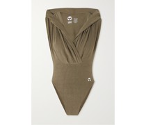 Grace Body aus Stretch-frottee mit Kapuze