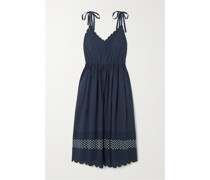 Midikleid aus einer Baumwollmischung