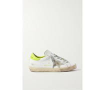 Superstar Sneakers aus Leder in Distressed-optik