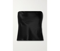 Spritz Trägerloses Bustier aus Seidensatin