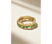 Ring aus 18 karat  mit Smaragden