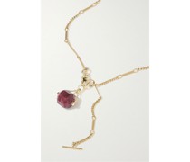 Petra N°4 + Malo Kette aus 9 Karat  mit Rubin