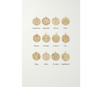 Zodiac Kette aus 14 Karat  mit Mehreren Steinen