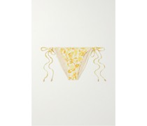 + Net Sustain Bikini-höschen aus Stretch-econyl®