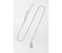 Kette aus 18 Karat Weiß mit Diamanten