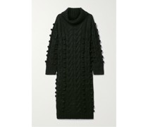 Pulloverkleid in Zopfstrick