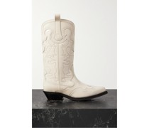 Cowboystiefel aus Besticktem Leder
