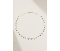 Kette aus 18 Karat  mit Türkisen