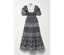 Jasper Midikleid aus Baumwollpopeline