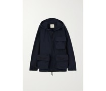 Jacke aus Shell aus einer Baumwollmischung
