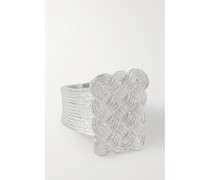 + Net Sustain Woven Willow Ring aus Recyceltem Sterling