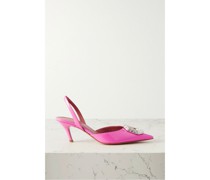 Camelia Slingback-pumps aus Lackleder