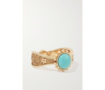 Southwestern Ring aus 14 Karat Gold