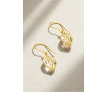 Ohrringe aus 18 Karat  mit Herkimer-diamanten