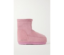 Icon Low Schneestiefel aus Veloursleder