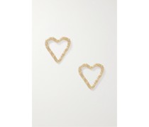 + Net Sustain Heart Willow Ohrringe aus 9 Karat Recyceltem