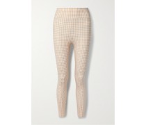 Dance Stretch-leggings mit Hahnentrittmuster