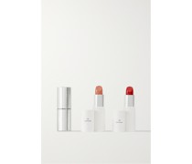 The Gianvito Rossi Lipstick Set – Silver Leather – Lippenstift-set