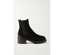 Chelsea Boots aus Veloursleder